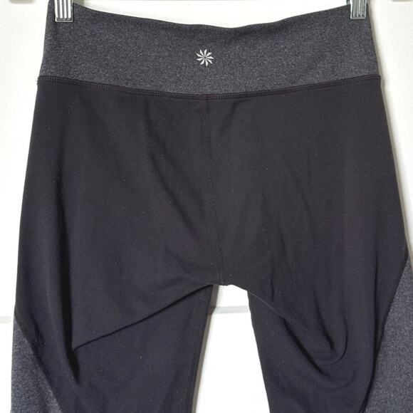 Athleta Ananda Split Capri Yoga Size XS Comfy Mid Rise Stretchy Leggings - Picture 7 of 9
